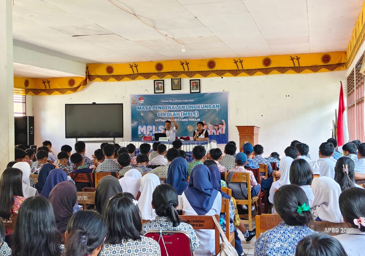 Wujudkan Sekolah Nyaman dan Menggembirakan, SMAN 9 Tana Toraja Sukses Gelar MPLS Ramah bagi 200 Siswa Baru